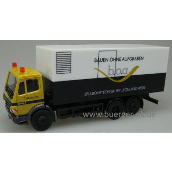 Mercedes-Benz SK 94 Koffer-LKW, Leonhard Weiss - Bauen ohne Aufgraben - b.o.a. - Spülbohrtechnik mit Leonhard Weiss, Göppingen