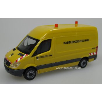 Mercedes-Benz Sprinter 06 Kasten Hochdach, Leonhard Weiss, Göppingen, Kabeleinziehtechnik