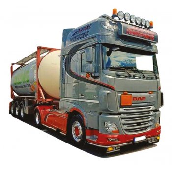 DAF XF 106/2 SSC/Aerop. Swapbody-Sattelzug, Knipping / Grüning