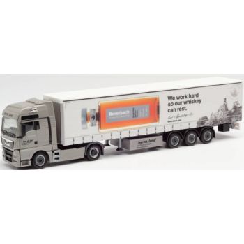 MAN TGX XXL Euro 6 Gardinenplanen-Sattelzug Spedition Land / Hardenberg Whiskey
