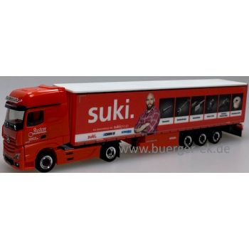 Mercedes-Benz Actros L Gigaspace, Gardinenplanen-Sattelzug, suki/Justen, Rheinland-Pfalz