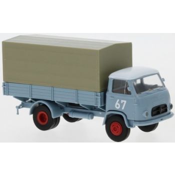 Borgward B655 Pritsche/Plane-LKW, Die blaugraue Spedition