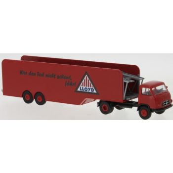 Borgward B 655 Autotransport-Sattelzug, Wer den Tod nicht scheut, fährt Lloyd