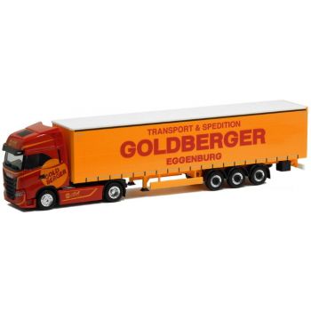 Iveco S-Way Gardinenplanen-Sattelzug, Spedition Goldberger, Österreich