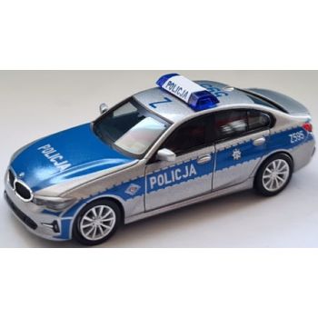 BMW 3er POLICJA Z595, Polizei Polen, silber/blau