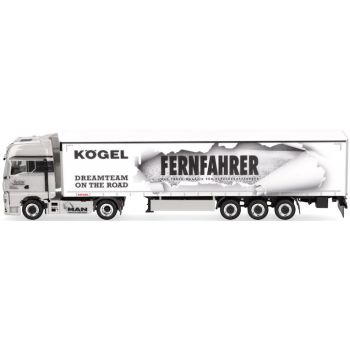 MAN TGX GX Gardinenplanen-Sattelzug Justen Transporte - FERNFAHRER Das Truck-Magazin für Berufskraftfahrer, KÖGEL Dreamteam on the Road