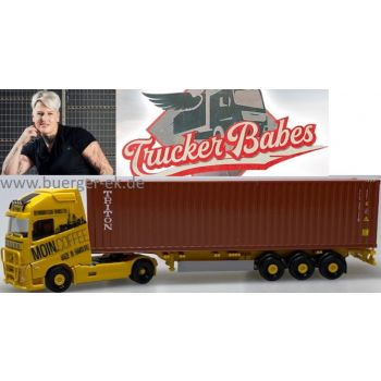 Volvo FH GL XL 2020 Container-Sattelzug, Acargo MonCoffee - Truckerbabe Jana