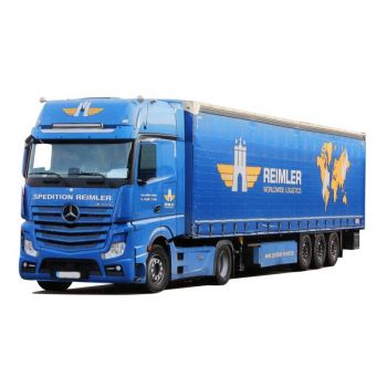 Mercedes-Benz Actros5 Giga./Aerop., Gardinen-Koffersattelzug, Spedition Reimler - Worldwide Logistics, Hamburg