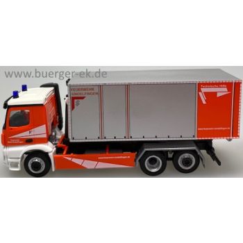 Mercedes-Benz Arocs M Wechsellader-LKW, Feuerwehr Sindelfingen - AB Abrollbehälter Rüst