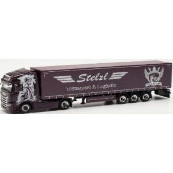 Iveco S-Way Gardinenplanen-Sattelzug, Spedition Stelzl