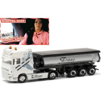 DAF XF SSC Thermomulden-Sattelzug, Spedition Franz / Trucker Babe Mona