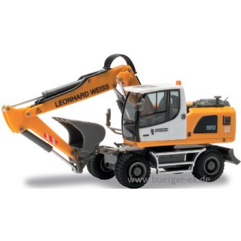 Liebherr Mobilbagger 920 Litronic, Leonhard Weiss Bauunternehmung, Göppingen