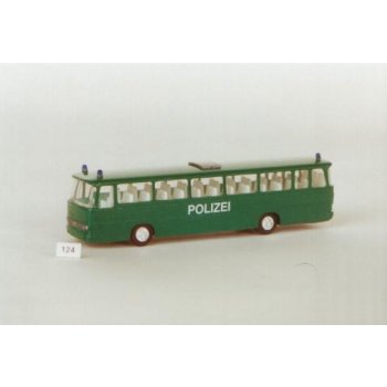 Setra 150H POLIZEI Omnibus, grün, mit Aufschrift 