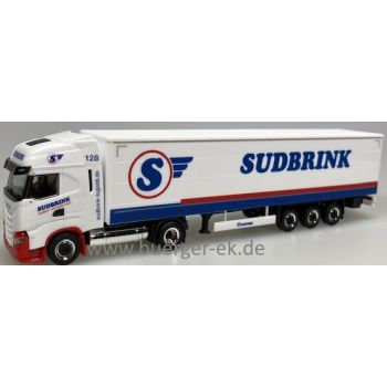 Iveco S-Way LNG Gardinenplanen-Sattelzug, SUDBRINK - Speditions- und Logistik GmbH, Bremen