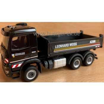 Mercedes-Benz Arocs Kipper 3achs, Leonhard Weiss Azubi LKW 56309, Ausbildung bei Leonhard Weiss Bauunternehmung Göppingen