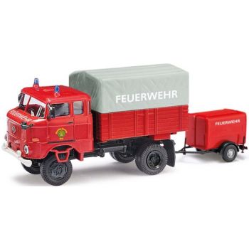 IFA W50 LA, Hilfsrüstwagen Freiwillige Feuerwehr Euba mit TSA-Anhänger, Chemnitz
