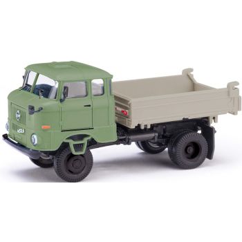 IFA W50 LA/3SK, Dreiseitenkipper, blassgrün, Baujahr 1969