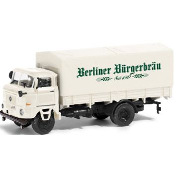 IFA W50 SP, Pritsche/Plane, Berliner Bürgerbräu, Baujahr 1985