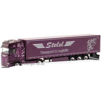 Scania CS 20 HD, Gardinenplanen-Sattelzug, Stelzl - Transport & Logistik, Heideck - Bayern