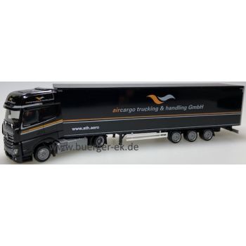 Mercedes-Benz Actros 18 Bigspace Lowliner-Koffersattelzug, aircargo trucking & handling GmbH www.ath.aero Frankfurt / Flughafen