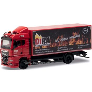 MAN TGX GM Solo Koffer-LKW, DIBA - Wir helfen erhalten! Hochdruckwaschen Bodenbelagsentfernung Kugelstrahlen Betonbohren & -sägen, Diamantschleifen