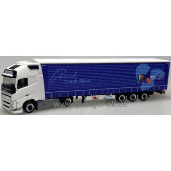 Volvo FH GL XL 2020 Lowliner-Gardinenplanen-Sattelzug, RÜSSEL TRUCK SHOW / SFT Transporte, Hessen