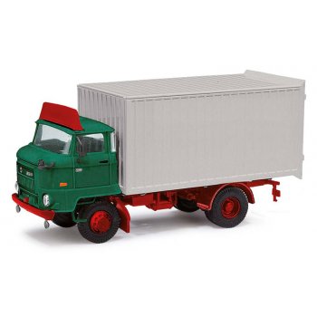 IFA L60 ETK, (Ersatzteil-Koffer), grün, mit Dachspoiler, Baujahr 1987