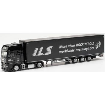 MAN TGX GX Megatrailer-Sattelzug, 2a/3a mit Schmitz Kofferauflieger, I.L.S. AG - More than ROCK'N ROLL worldwide eventlogistics, Wuppertal - NRW