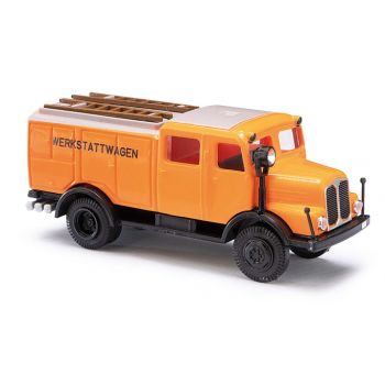 IFA S4000 TLF (Tanklöschfahrzeug) Werkstattwagen, orange, Baujahr 1965