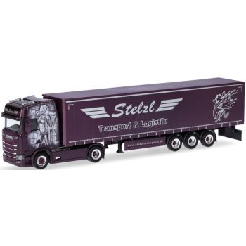 Scania CS 20 Hochdach Gardinenplanen-Sattelzug, Stelzl Transport & Logistik, Heideck - Bayern