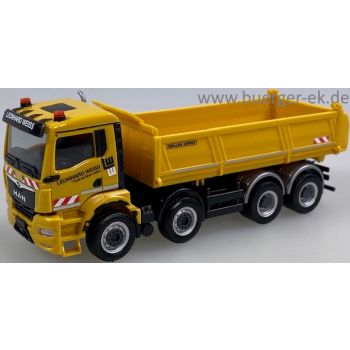 MAN TGS NN 4achs-Baukipper Leonhard Weiss - Freude am Bauen erleben, Bauunternehmung Göppingen