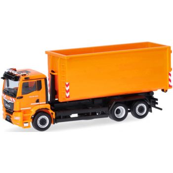 MAN TGS NN Abrolmulden-LKW 3achs, orange, MAN Truck & Bus SE