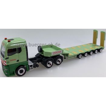 MAN TGX GM Semitieflade-Sattelzug mit Rampen, Geiger - Oberstdorf, Bayern