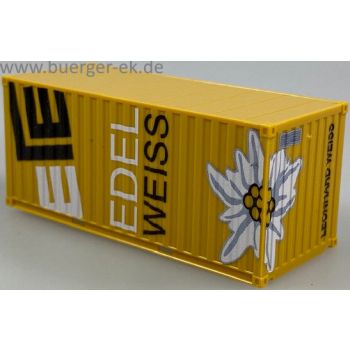 Leonhard Weiss Edelweiss 20ft-Container - 77555, Leonhard Weiss Bauunternehmung Göppingen