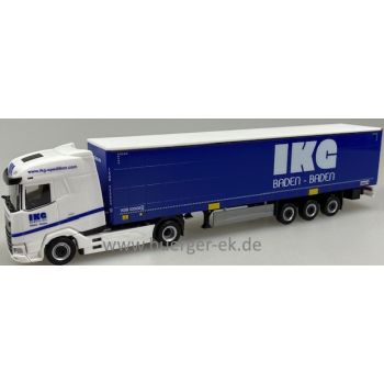 DAF XG Gardinenplanen-Sattelzug, IKG Speditions GmbH, Baden-Baden, Baden-Württemberg