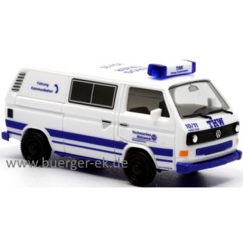 VW T3 FüKW, THW - Technisches Hilfswerk Ortsverband Trier, weiß/blau