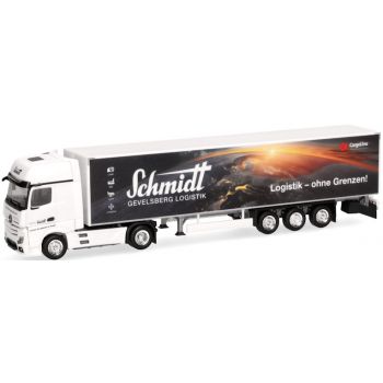 Mercedes-Benz Actros 18 L Gigaspace Koffer-Sattelzug, Spedition Schmidt Logistik Gevelsberg - Erde, Logistik - ohne Grenzen!, Gevelsberg - NRW
