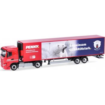 Iveco S-Way Kühlkoffer-Sattelzug, PENNY DEL / Eishockey-Club Eisbären Berlin - Gemeinsam EISBÄRENstark. - Deutsche Eishockey Liga