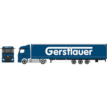 Mercedes-Benz Actros 18 Streamspace Jumbogardinenplangen-Sattelzug 15m, Spedition Gerstlauer, Vöhringen - Bayern