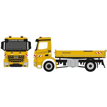 Mercedes-Benz Arocs S Dreiseitenkipper 2achs LKW, Leonhard Weiss - Freude am Bauen erleben - 79303, Bauunternehmung Göppingen