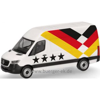 Mercedes-Benz Sprinter 18 Kasten Hochdach, Fussball Weltmeisterschaft 2026 - HEIM Trikotmodell Deutschland