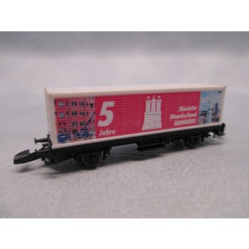 Miniatur Wunderland Hamburg  5 Jahre (Containerwagen)