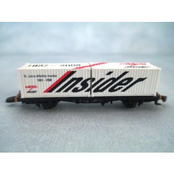 15 Jahre Märklin-Insider 1993 - 2008 - INSIDER, (Containerwagen mit 2 abnehmbaren Containern)