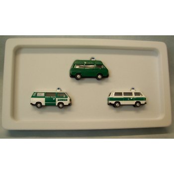POLIZEI-Set der GdP - 3 verschiedene VW T3 Busse der POLIZEI