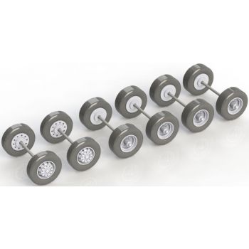 Radsatz TS2/3 für 2 Busse 12mm