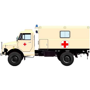 Borgward B 2000 A/D MKW, DRK Orstverband Kassel, Deutsches Rotes Kreuz