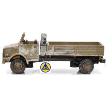 Borgward B 2000 A/D gl Pritsche, ZS - Zivilschutz - Katastrophenschutz, gealtert und verschmutzt