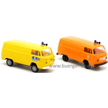 Set mit 2 VW T2 Kasten, THW Ortsverband Nordenham - Technisches Hilfswerk