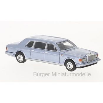 Rolls Royce Silver Spur II Touring Limousine, hellblau metallic, Baujahr 1985