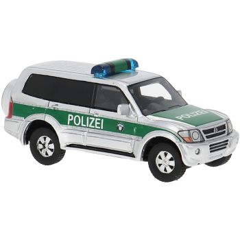 Mitsubishi Pajero V60, Bundespolizei, silber/grün, Baujahr 2003